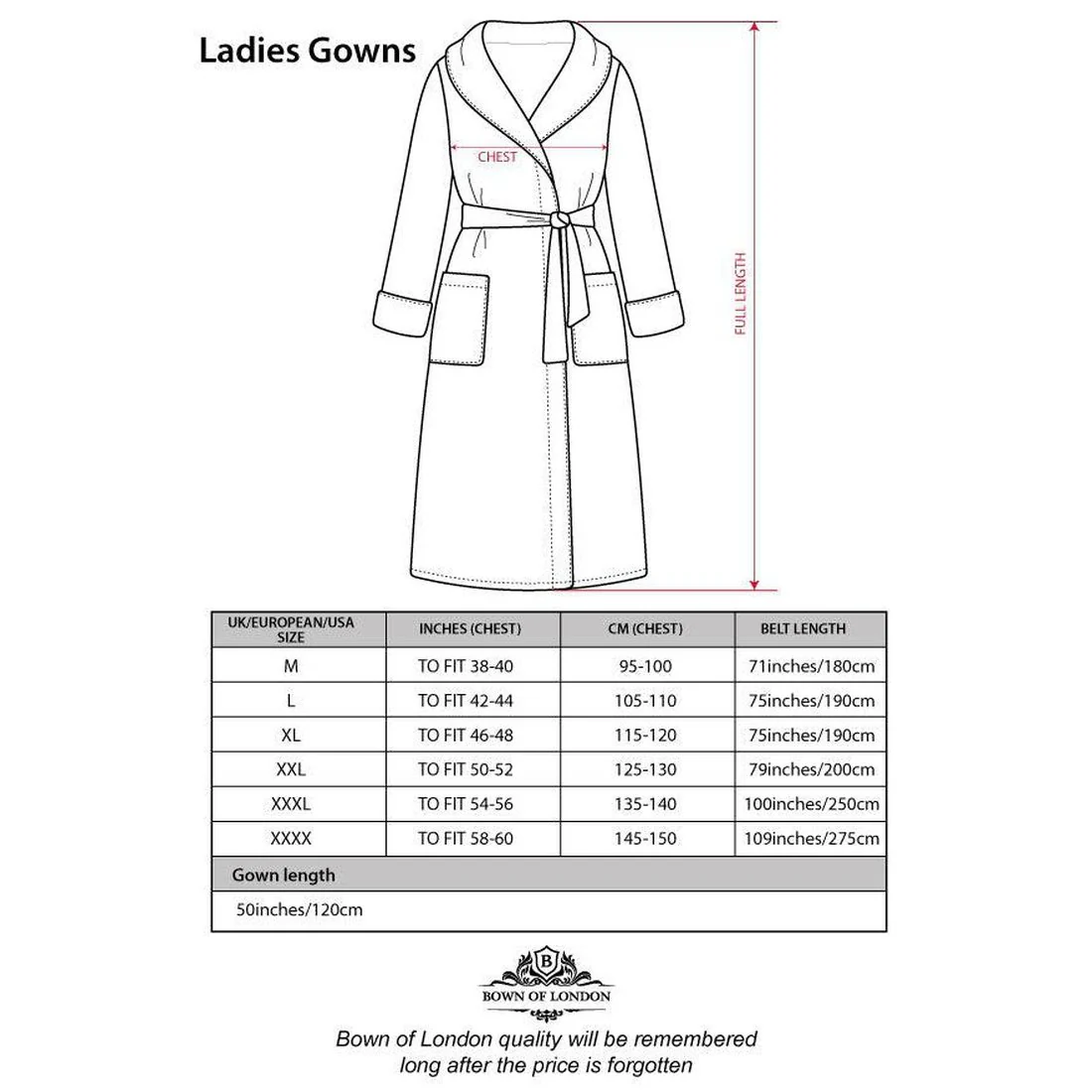 Unisex Dressing Gown - Baroness Navy - Image 7
