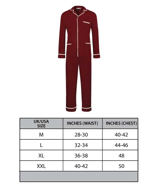 Men's Breathable Bamboo Pyjamas - Apollo - Image 8