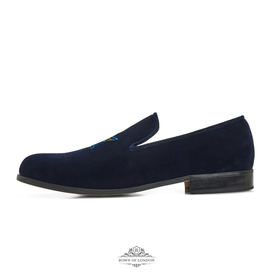 Men's Velvet Loafer/Slipper Shoe - Martini Time - Image 4