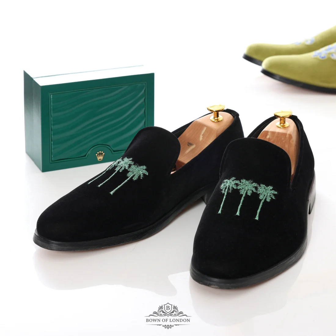 Men's Velvet Loafer/Slipper Shoe - Martini Time - Image 6